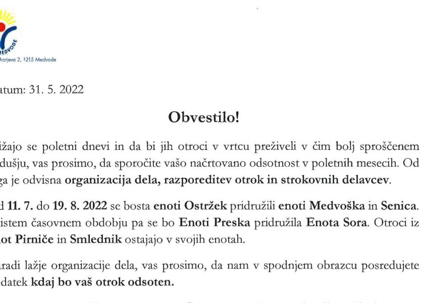 Poletno dežurstvo