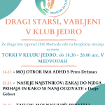 IDZ vabi na brezplačna srečanja za starše
