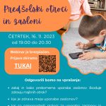 Predšolski otroci in zasloni - webinar